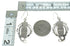 Genuine Sterling Silver Southwest Turquoise Hook Dangle Earrings RX65155